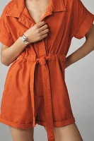 Pilcro Cuffed Utility Romper