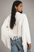 Essentiel Antwerp Gou Fringe Knit Jacket