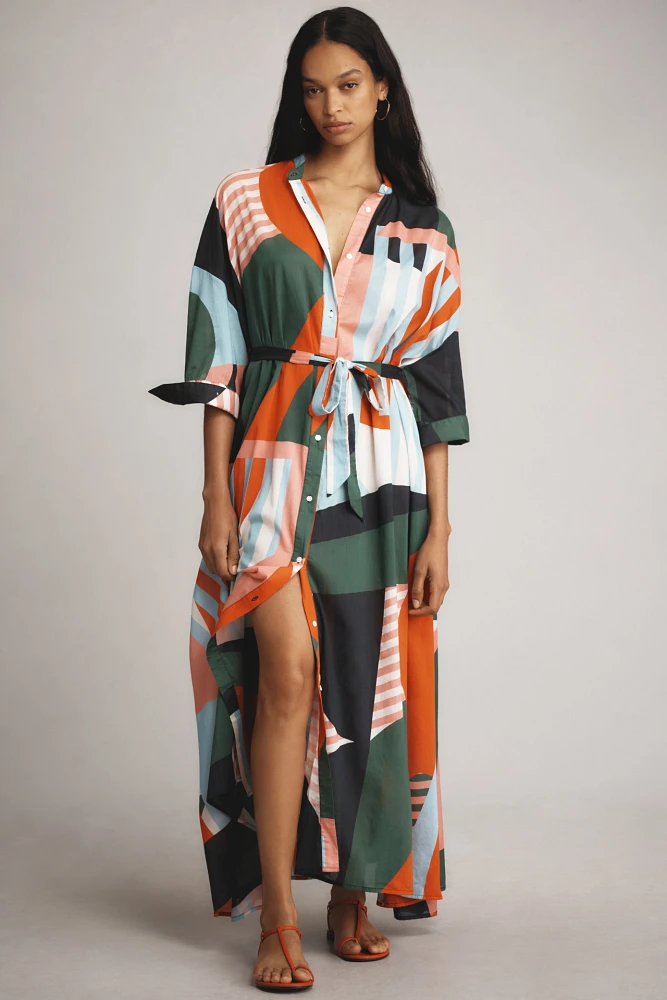 Essentiel Antwerp Focktail Oversized Maxi Dress