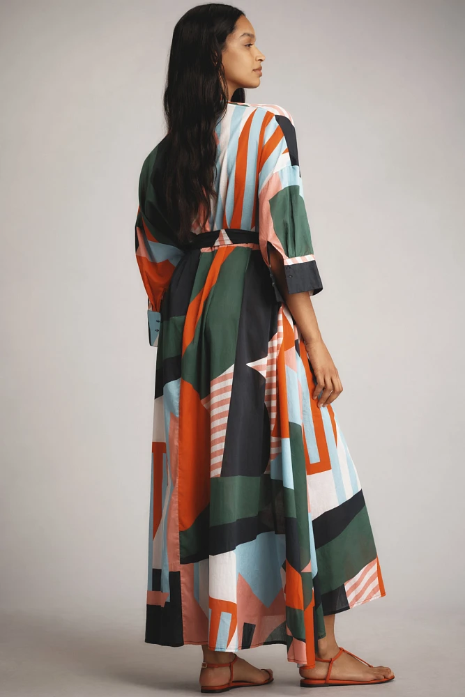 Essentiel Antwerp Focktail Oversized Maxi Dress