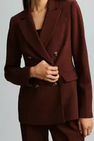 Paige Malbec Double-Breasted Blazer