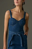 PAIGE Giulia Denim Mini Dress