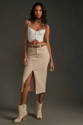 PAIGE Angela Midi Skirt