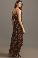 PAIGE Calypso Silk Maxi Dress