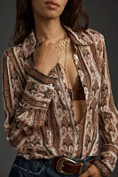 PAIGE Desano Buttondown Blouse