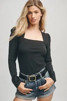 PAIGE Sibyl Long-Sleeve Top