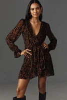 PAIGE Ysabel Wrap Mini Dress