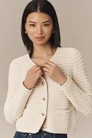 PAIGE Oberon Textured Cardigan Sweater