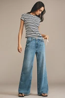 PAIGE Chantrelle Crew-Neck Ribbed Tee