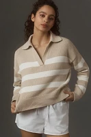 Velvet by Graham & Spencer Lucie Polo Sweater