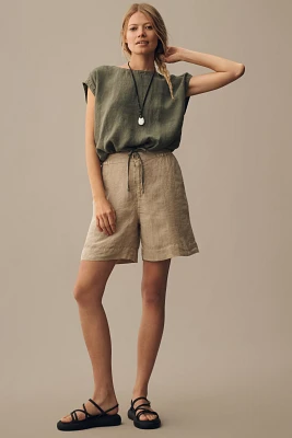 Velvet by Graham & Spencer Francis Linen Shorts