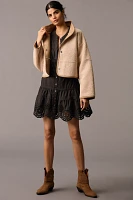 Velvet by Graham & Spencer Reversible Cropped Sherpa Coat