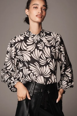 Velvet by Graham & Spencer Leonie Long-Sleeve Blouse