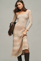 Sam Edelman Darya Pleated Sweater Midi Dress