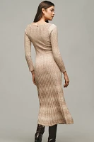 Sam Edelman Darya Pleated Sweater Midi Dress