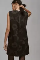 Marimekko Siluetti Unikko Cotton Sateen Mini Dress