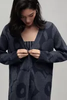 Marimekko Kadmium Unikko Wool Cardigan Sweater
