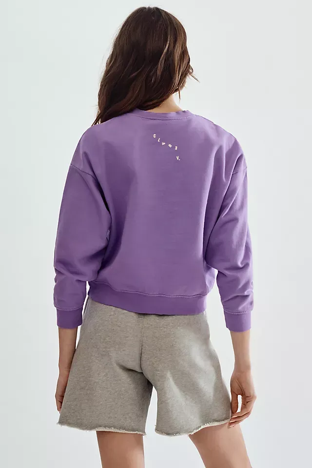 Clare V. for Anthropologie Oui Sweatshirt