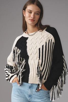 MOTHER The Jumper Slice Pullover Sweater