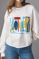 MOTHER The Boost Cropped Crew Neck Sweatshirt