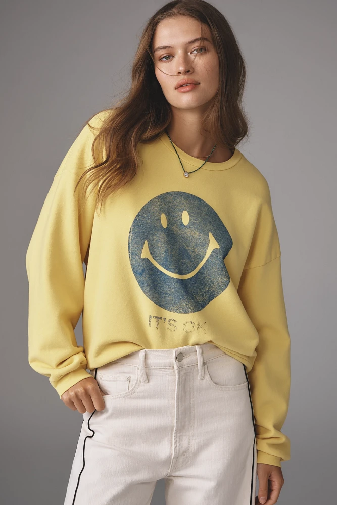 MOTHER The Drop Square Crew Neck Sweatshirt