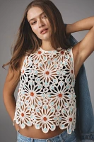 MOTHER The Daisy Shell Sleeveless Top