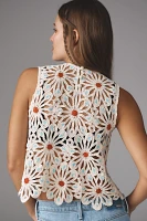 MOTHER The Daisy Shell Sleeveless Top