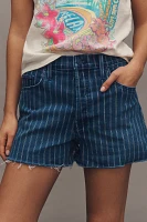 MOTHER The Skipper Short N' Long Fray Denim Shorts