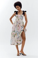 Rachel Antonoff Mindy Smocked Midi Dress
