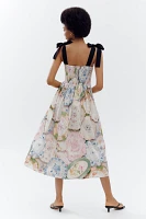 Rachel Antonoff Mindy Smocked Midi Dress