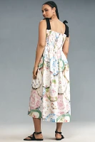 Rachel Antonoff Mindy Smocked Midi Dress