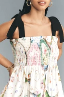 Rachel Antonoff Mindy Smocked Midi Dress