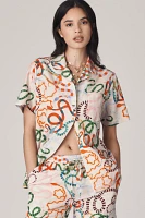 Rachel Antonoff Linen Cotton James Shirt