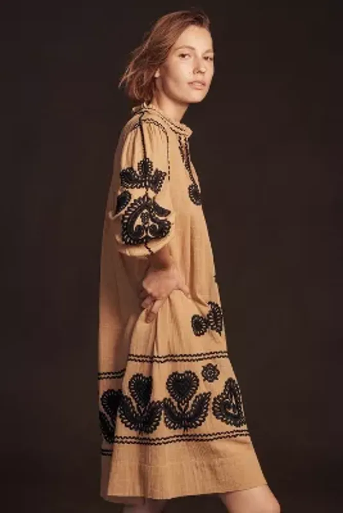 Antik Batik Robby Embroidered Dress