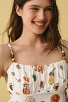 Lisa Says Gah Cleo Linen-Cotton Cami