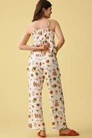 Lisa Says Gah Nora Cotton-Linen Pull-On Pants