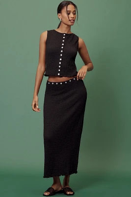 Lisa Says Gah Sammy Knit Midi Skirt