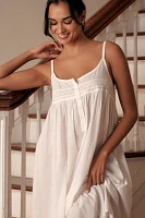 The GREAT. SLEEP Eyelet Ruffle Night Dress