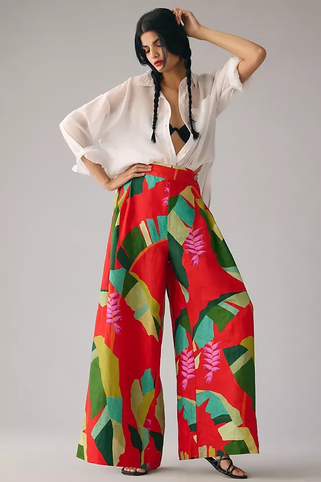 Farm Rio Pink Carrot Pants  Anthropologie Japan - Women's