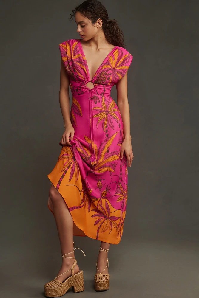 Farm Rio Beach Forest Maxi Dress