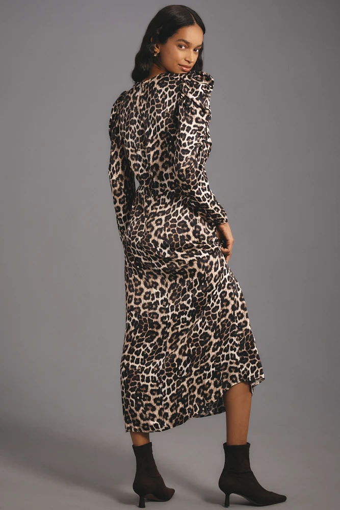 Farm Rio Leopard Midi Dress
