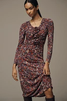 Farm Rio Chelsea Garden Long-Sleeve Deep-V Maxi Dress