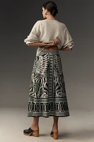 Farm Rio Flare Maxi Skirt