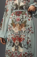 Farm Rio Beauty Bouquet Long-Sleeve Maxi Dress