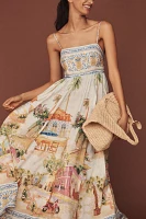 Farm Rio Aracati Printed Maxi Dress