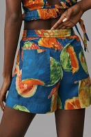 Damson Madder Pull-On Papaya Shorts