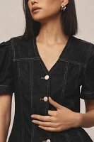 Damson Madder Shell Denim Top