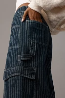 Damson Madder Pinstripe Denim Cargo Pants