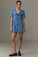 Damson Madder Goldie Denim Swing Mini Dress