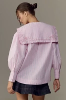 Damson Madder Nordine Bib Blouse